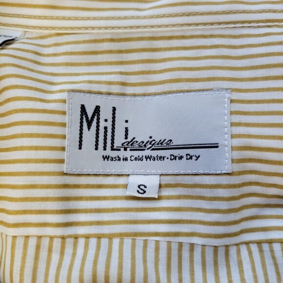 Mili Designs Size S Long Sleeve Button Blouse With Embroidered Cat Design Bling - Picture 3 of 6